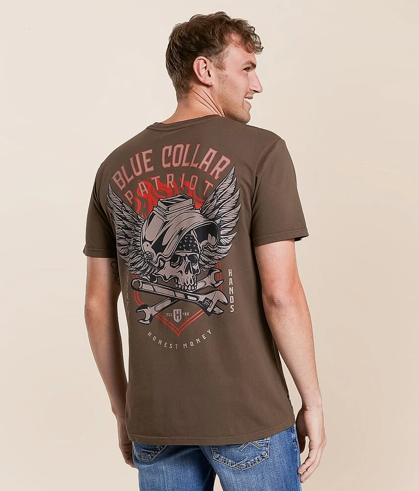 Howitzer Blue Collar Heavy Arc T-Shirt