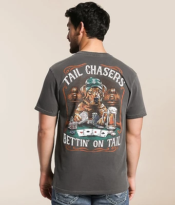 Tail Chasers Club Poker Dogs T-Shirt
