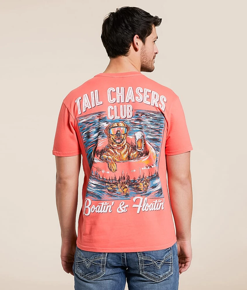 Tail Chasers Club Boatin' & Floatin' T-Shirt