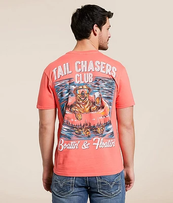 Tail Chasers Club Boatin' & Floatin' T-Shirt
