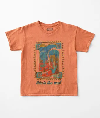 Girls - American Highway Western Boots T-Shirt