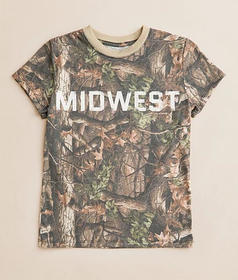 Girls - American Highway Midwest Camo T-Shirt