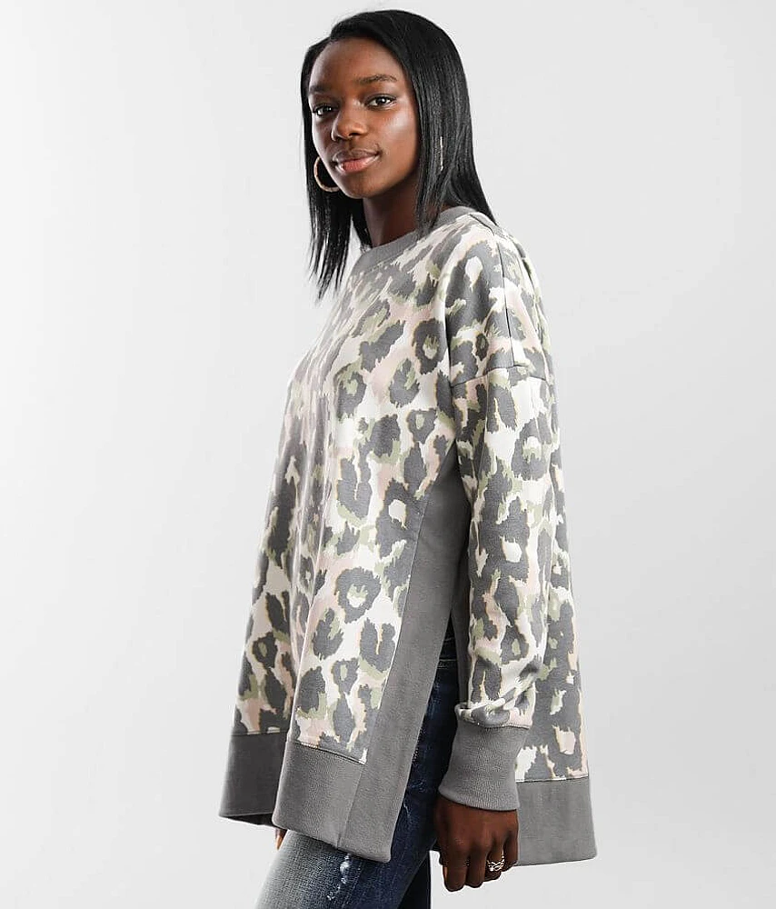 Animal Print Pullover