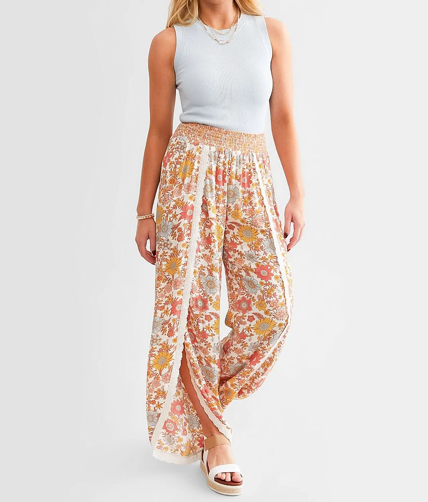 Floral Split Beach Pant