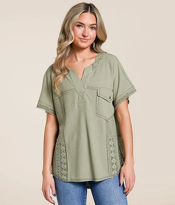 Daytrip Open Weave Top