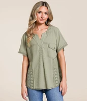 Daytrip Open Weave Top