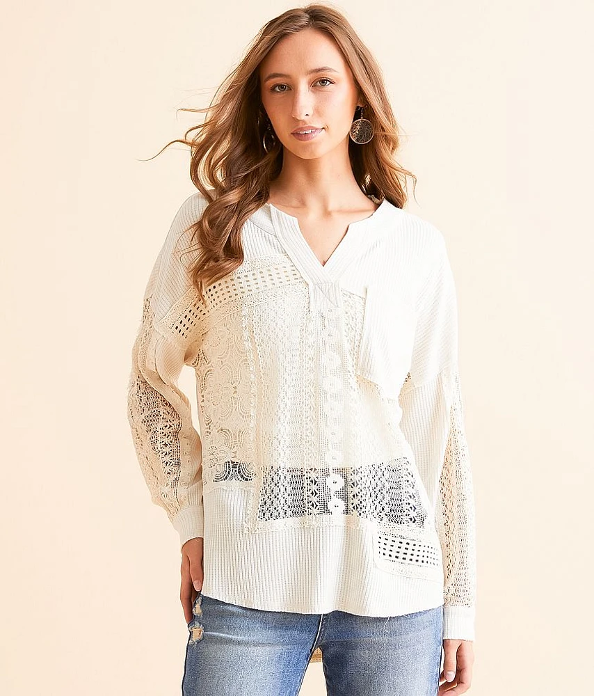 Pieced Crochet Top
