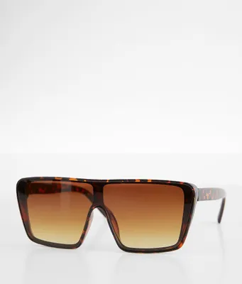 BKE Oversized Shield Sunglasses