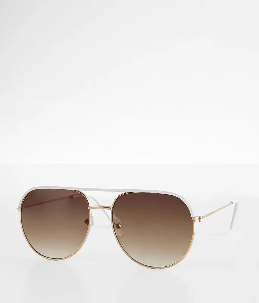 Bar Aviator Sunglasses
