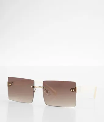 BKE Frameless Square Sunglasses