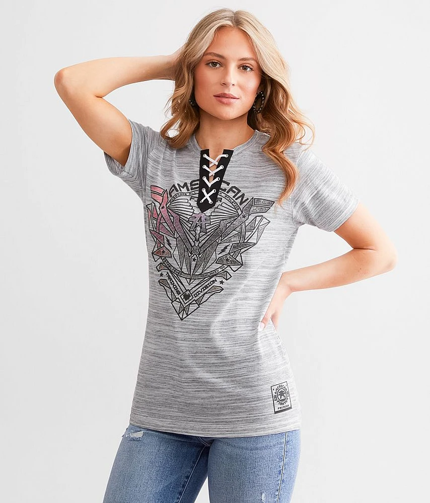 Roxton Lace-Up T-Shirt