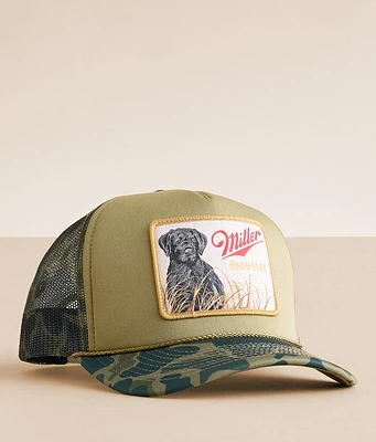American Needle Miller High Life Camo Trucker Hat