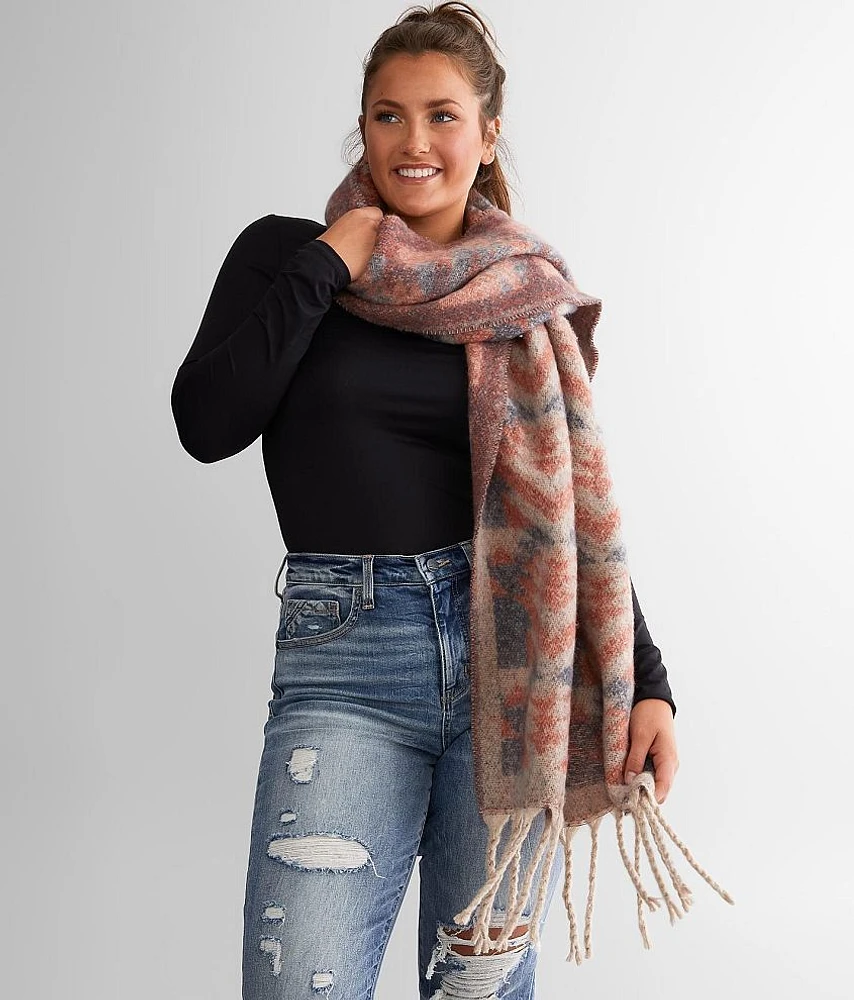 Blanket Fringe Scarf