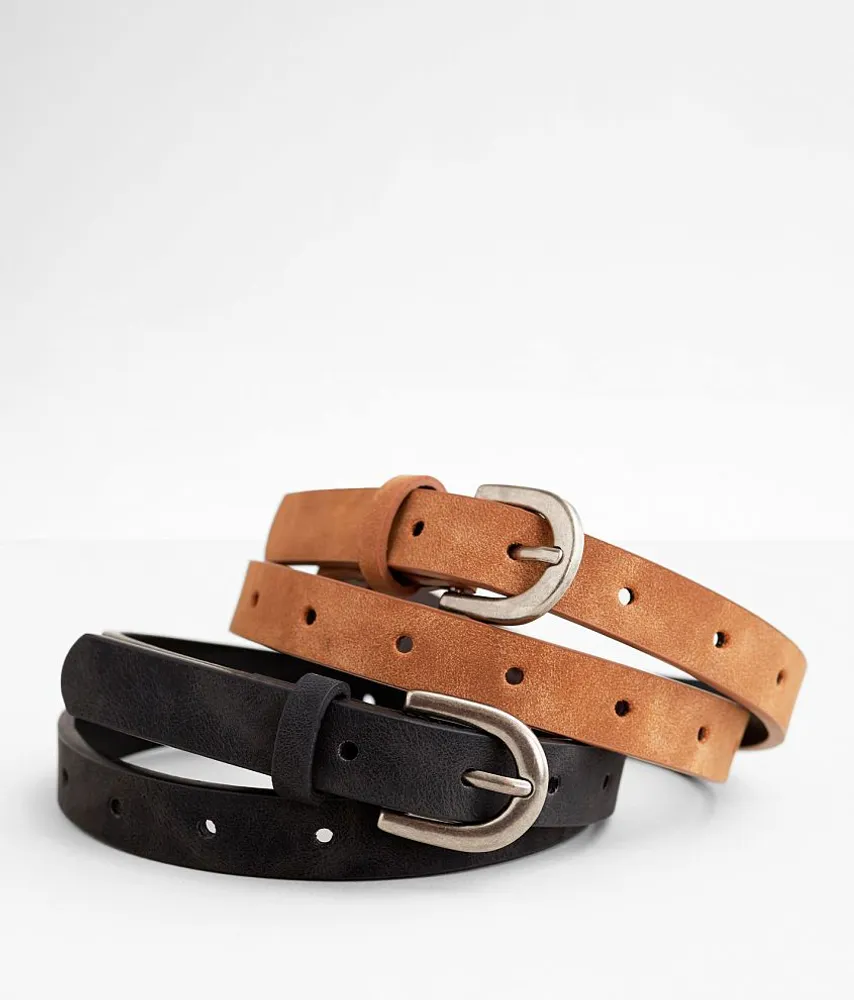 Basic Skinny Belt Set