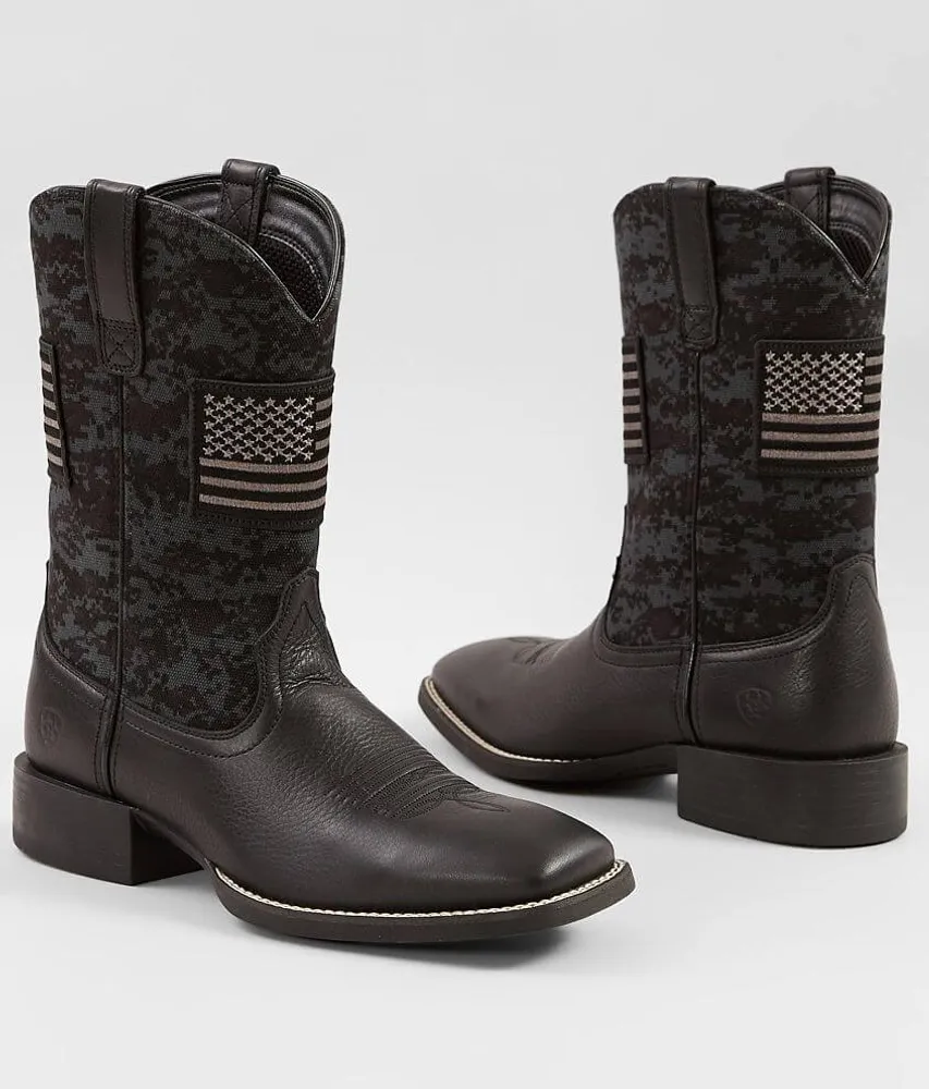 Sport Patriot Leather Cowboy Boot