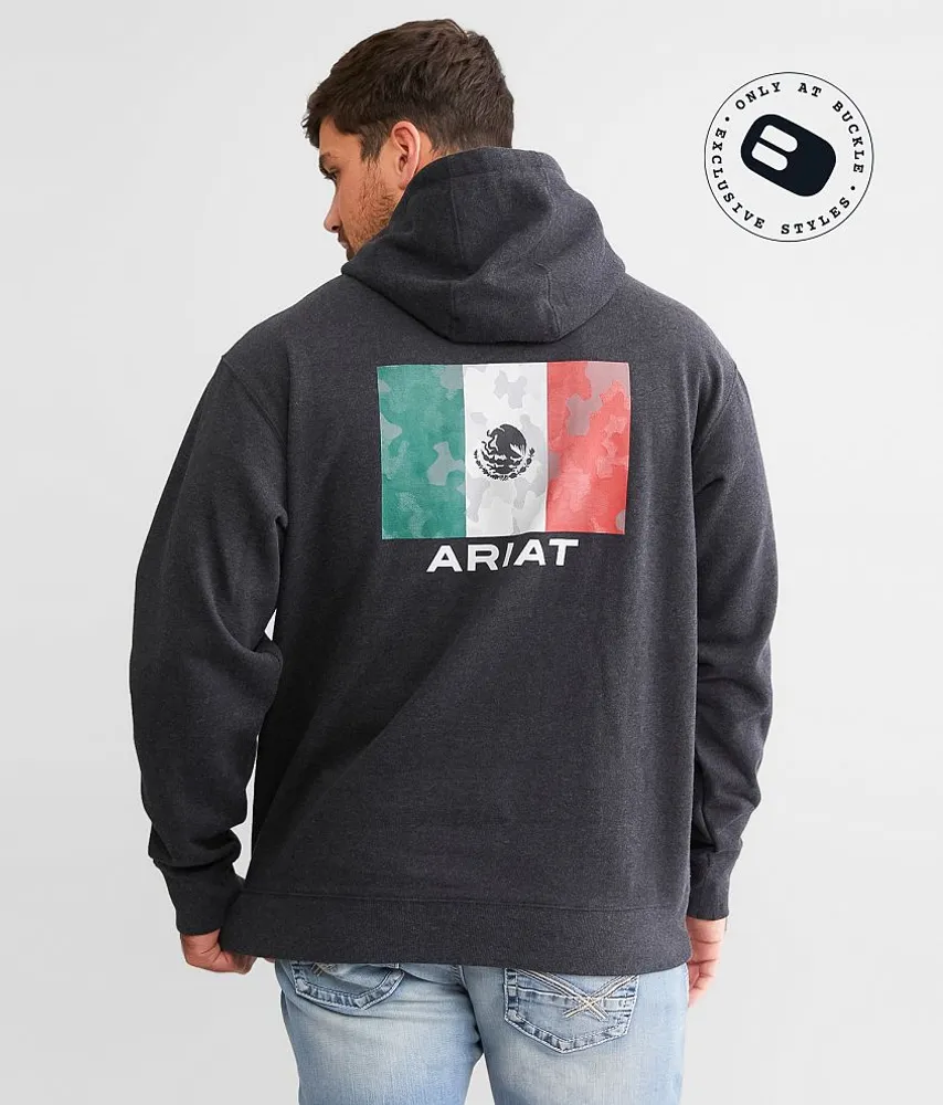 Mexico Flag Hooded Sweatshirt