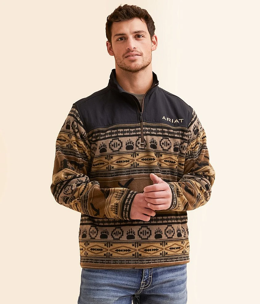 Basis 2.0 Quarter Zip Mock Neck Pullover