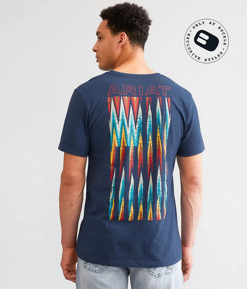 Sunset Crater Flag T-Shirt