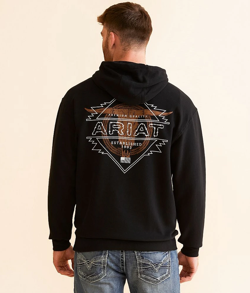 Badlands Longhorn Hooded Sweatshirt