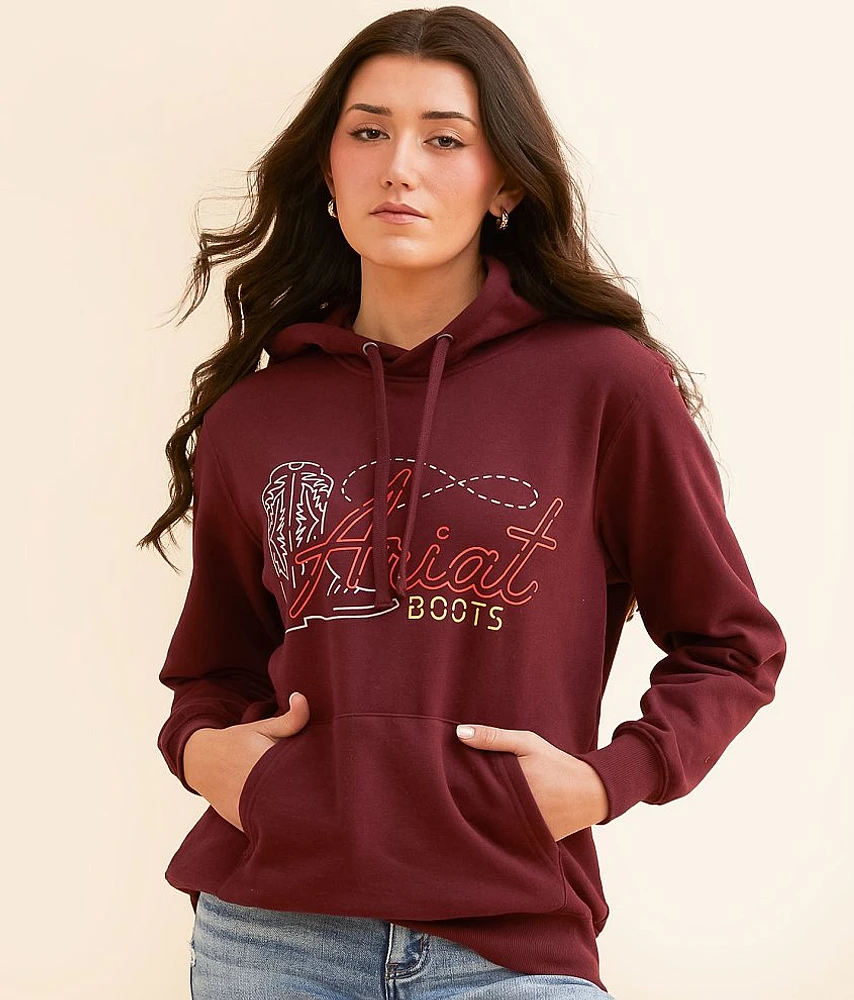 Ariat Neon Boots Hooded Sweatshirt