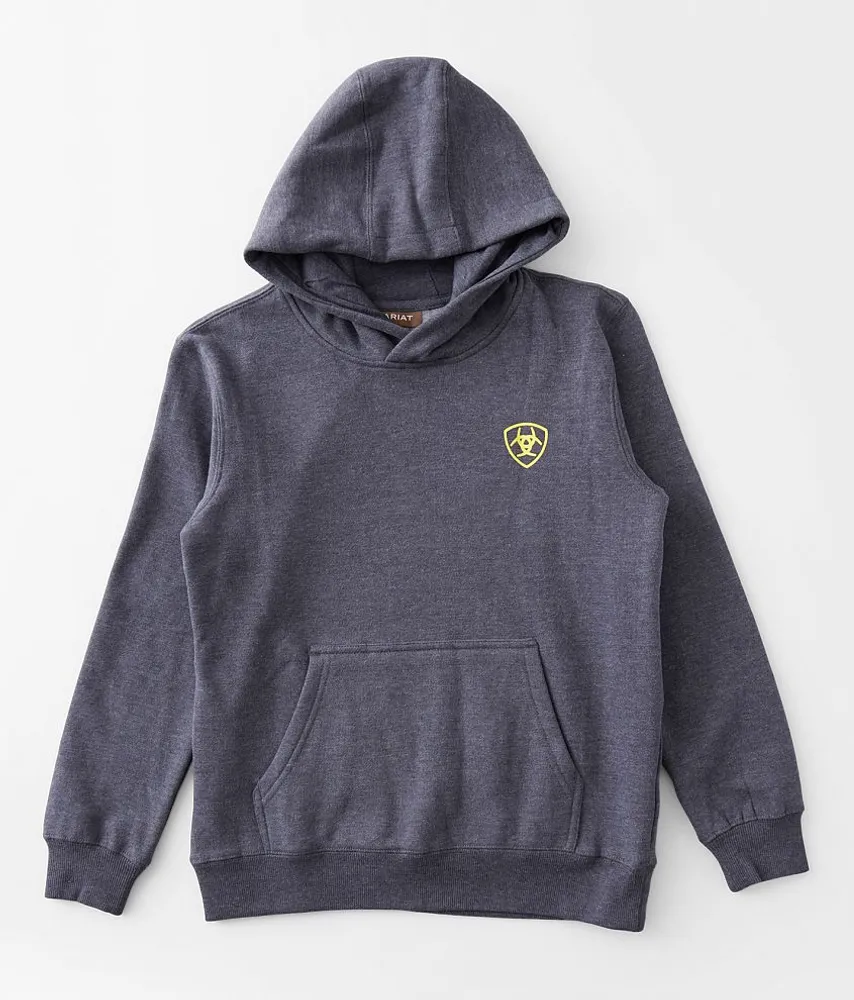 Boys - Gradient Badge Hooded Sweatshirt