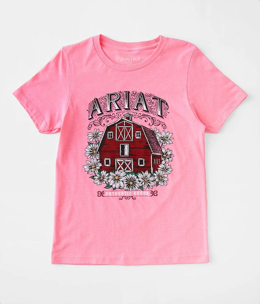 Girls - Floral Farm T-Shirt