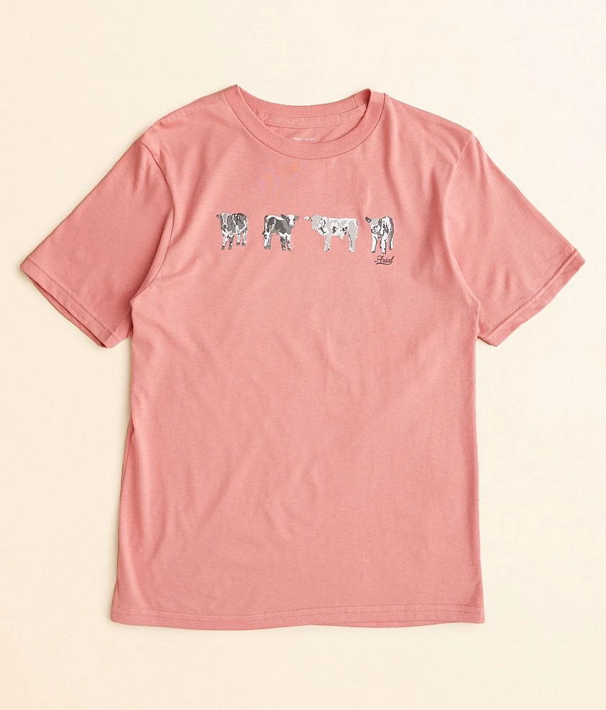 Girls - Mini Cow Squad T-Shirt