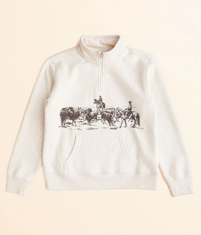 Girls - Pasture Quarter Zip Pullover
