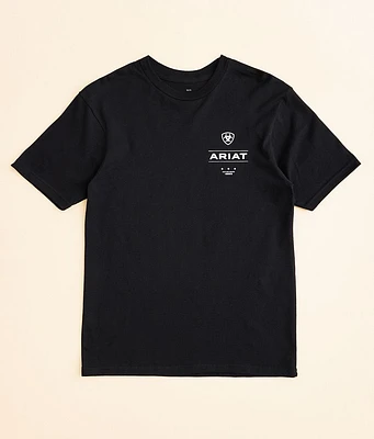 Boys - Ariat Wooden Diamond Flag T-Shirt