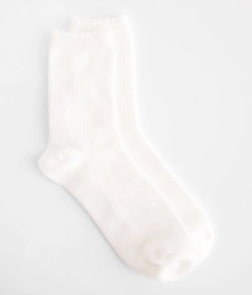 Waffle Ruffle Socks