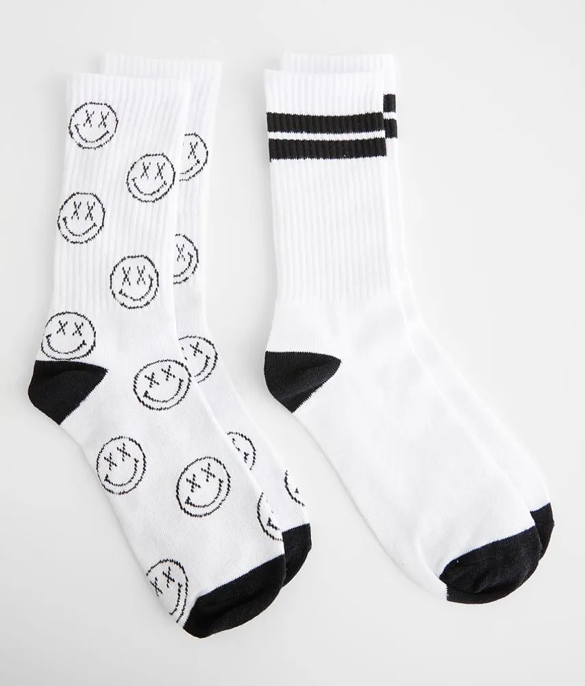 2 Pack Crew Socks