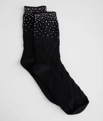 BKE Rhinestone Socks