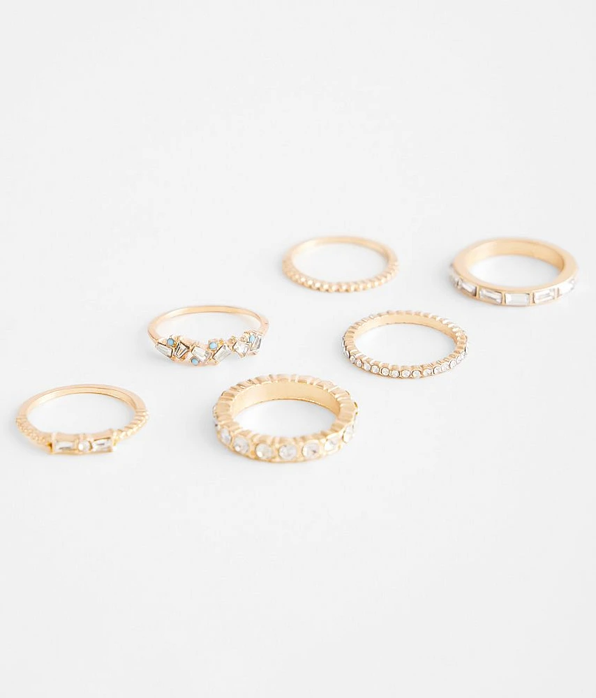 Pack Glitz Ring Set
