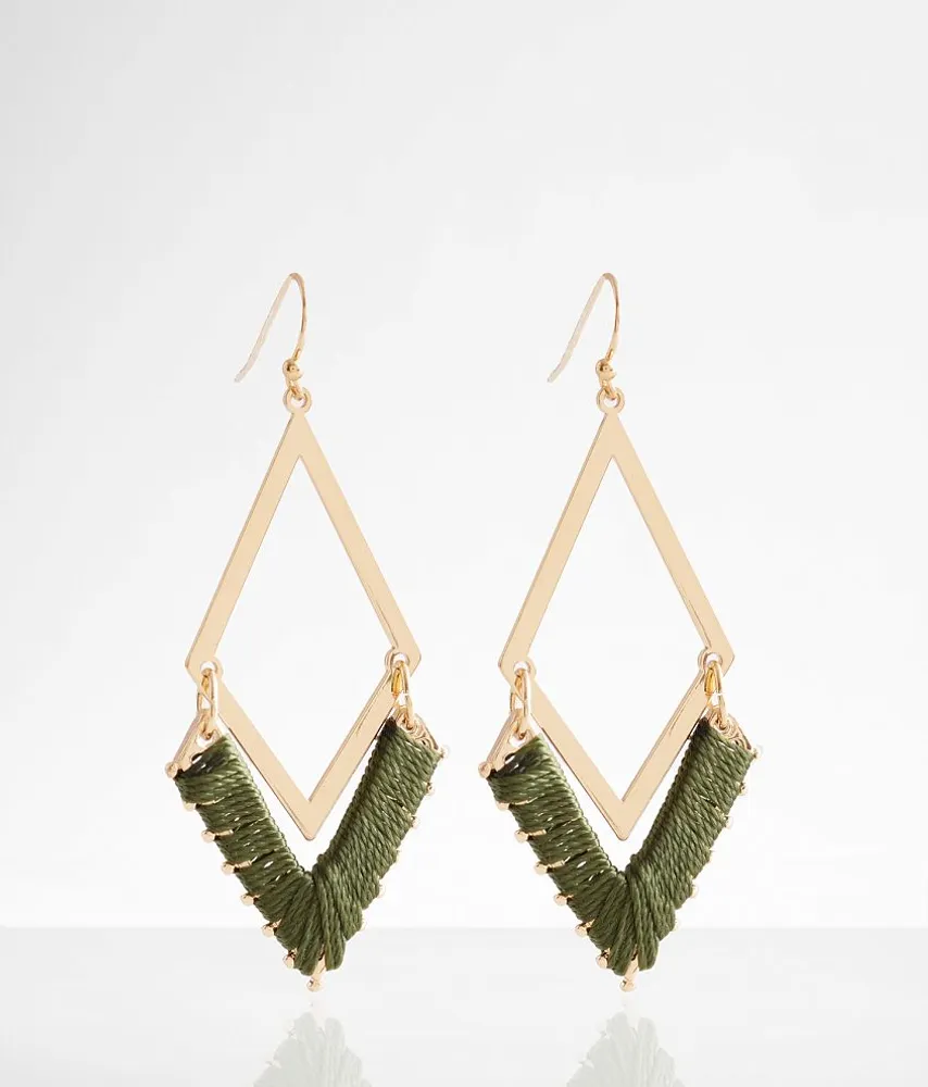 Thread Wrapped Earring