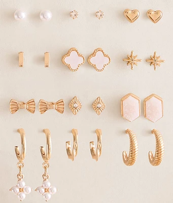boutique by BKE 12 Pack Stud Earring Set