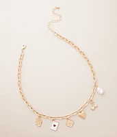 boutique by BKE Statement Charm Necklace