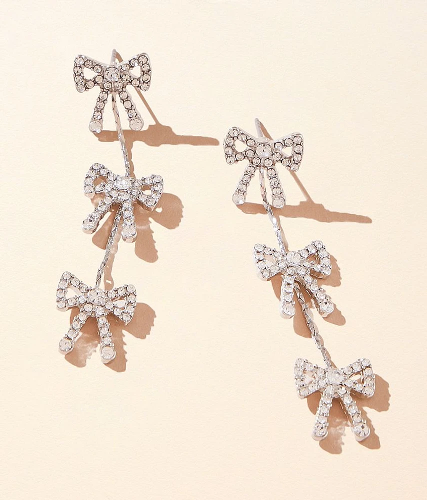 Glitz Bow Earring