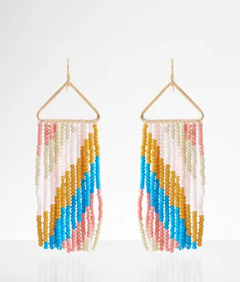 boutique by BKE Seed Bead Fringe Earring