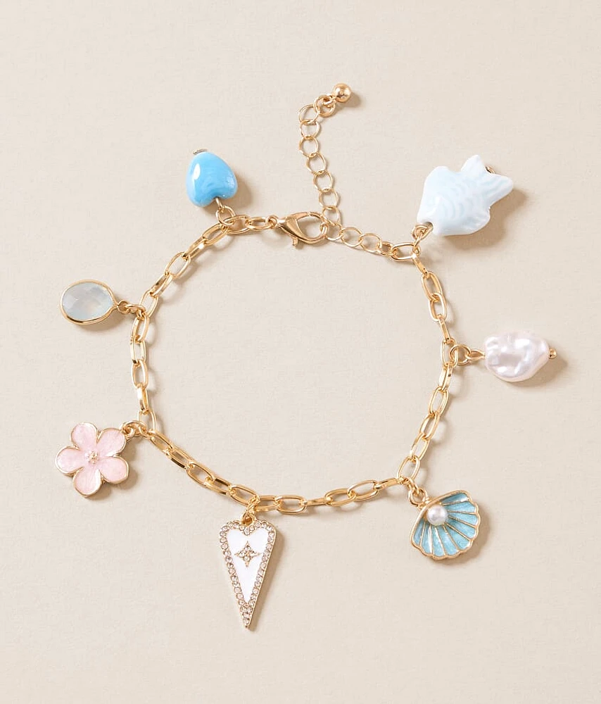 boutique by BKE Summer Charm Bracelet