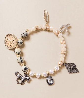Sterling & Stitch Western Beaded Bracelet