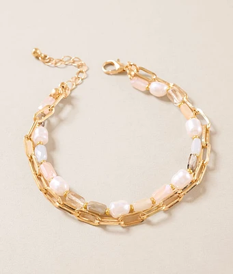 boutique by BKE Layered Bead Bracelet