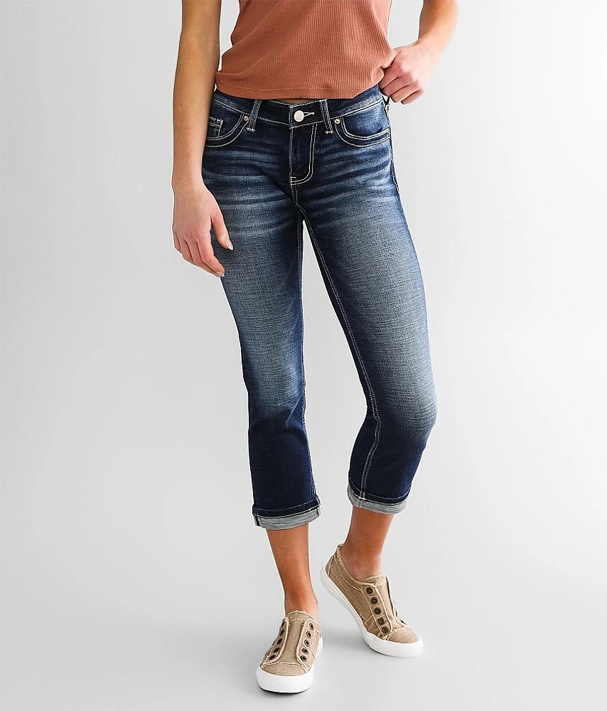 BKE Stella Cuffed Stretch Capri Jean