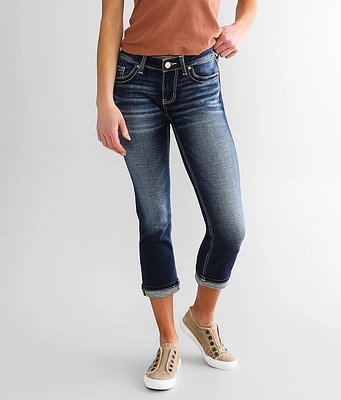 BKE Stella Cuffed Stretch Capri Jean