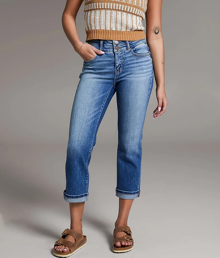 Payton Cuffed Stretch Capri Jean