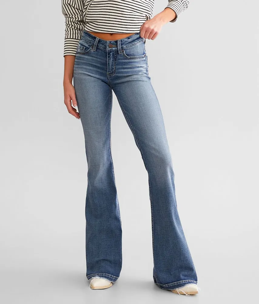 Stella Mid-Rise Flare Stretch Jean