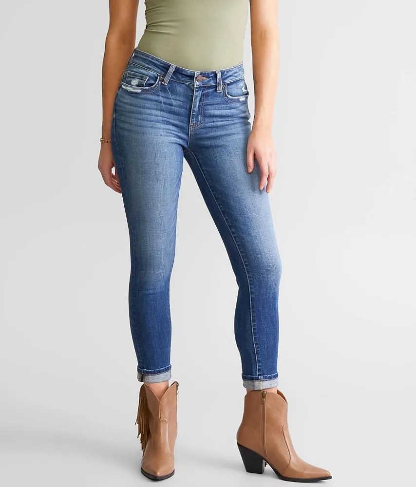 Payton Ankle Skinny Stretch Cuffed Jean