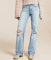 BKE Andi Classic Straight Stretch Cuffed Jean