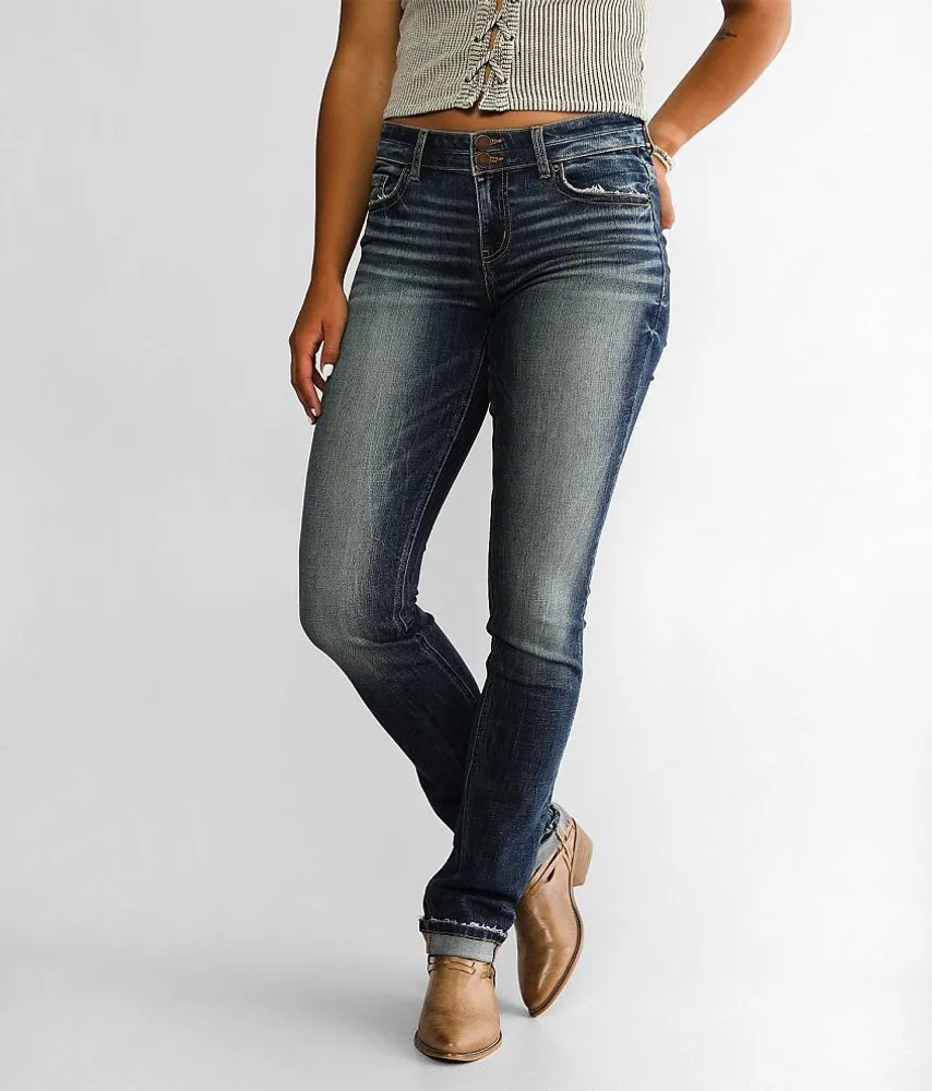 Victoria Straight Stretch Cuffed Jean