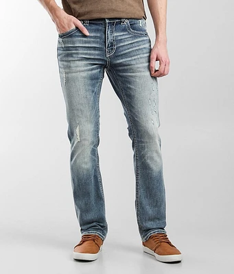 Buckle Black Three Straight Stretch Jean