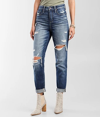 Buckle Black Mom Jean
